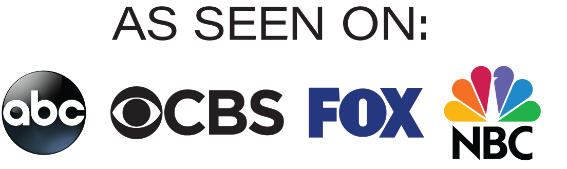 As Seen On: ABC, CBS, FOX, NBC